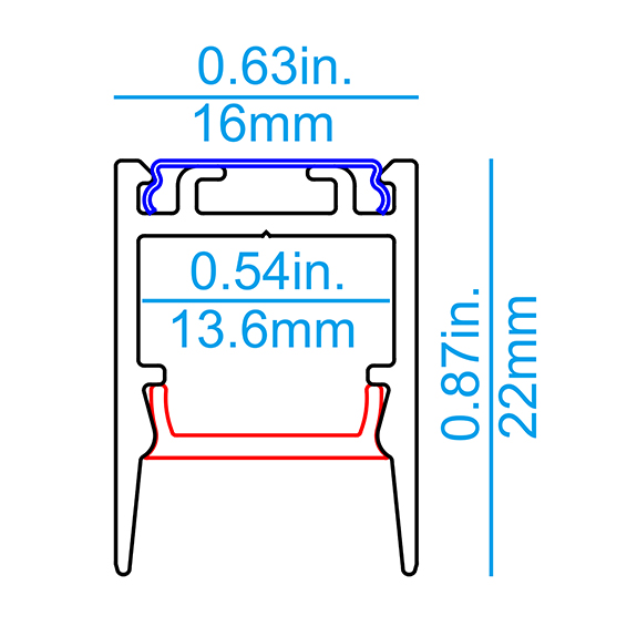 U04 Pendant/Surface LED Profile