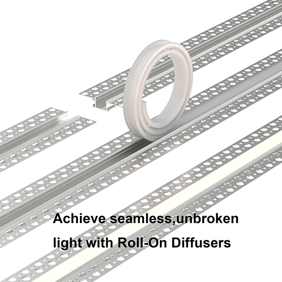 DW16 Plaster-in LED Profile