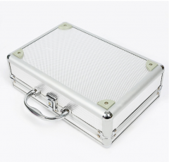 Instrument case aluminium tool case with drawers abs tool case mini gift tin tool box