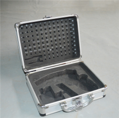 Aluminum display Case with 2 Keyed Latches storage Case  Aluminum Small Case