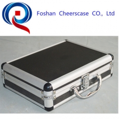 new design aluminum storage case ,small storage aluminum case ,tool carrying case with handle and foam inside