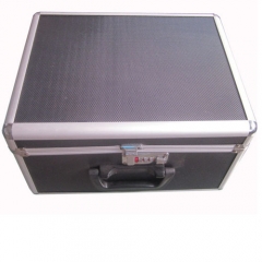 New style luxury portable aluminum barber tool case with various colors