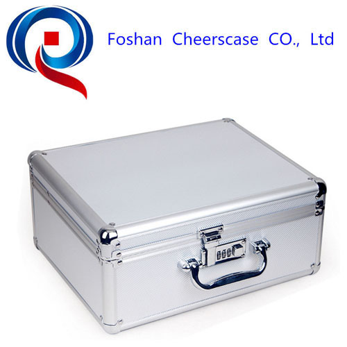 New style luxury portable aluminum barber tool case with various colors