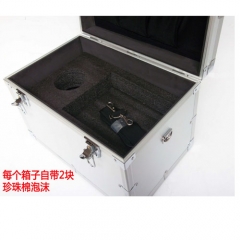 China Manufacturer customized size lockable aluminum case Hard Aluminum carrying tool case with foam