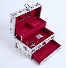 Beauty Box Fashion Professional Manufacturing Aluminum Jewelry Package Display Case