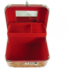 Aluminum make up case organizer