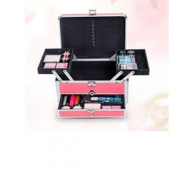 Mini Aluminum Makeup Cosmetic Train Case