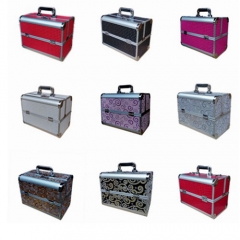 Portable Aluminum Makeup Train Case