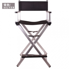 aluminum makeup artist tall folding director cosmetic chair