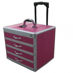 Beauty Trolley Vanity Case Make up Cosmetic Box Bag Hairdressing Nail Salon