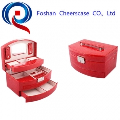 High-end Portable PU Leather Storage /Jewelery /Make up Box