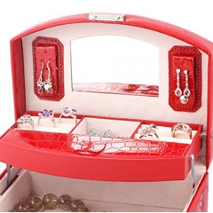 High-end Portable PU Leather Storage /Jewelery /Make up Box