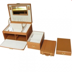 Custom Recyclable PU leather Designer Jewellery Boxes