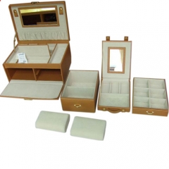 Custom Recyclable PU leather Designer Jewellery Boxes