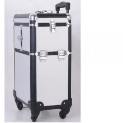 Four wheels Professional cosmetic trolley chest beauty trolley case