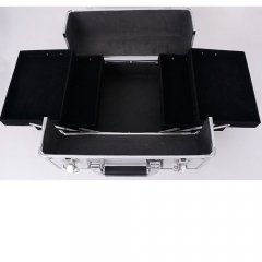 Aluminium Hairdressing Salon Makeup Beauty Box Nail Carry Case Cosmetics Trolley Case