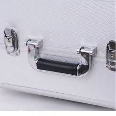 Aluminium Hairdressing Salon Makeup Beauty Box Nail Carry Case Cosmetics Trolley Case