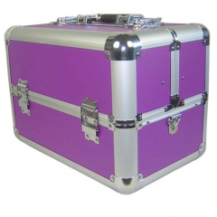 Large Aluminum Beauty Case Cosmetic Makeup Hair Vanity Salon Carry Case