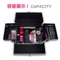 Fashion wholesale makeup vanity beauty aluminium cosmetic case