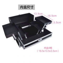 Fashion wholesale makeup vanity beauty aluminium cosmetic case