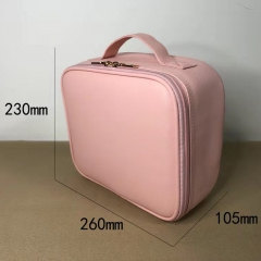 Beauty Waterproof Portable Travel Cosmetic Case Cosmetic Makeup Bags With Led Makeup Mirror