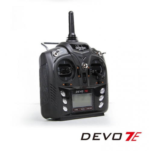 Free Shipping Walkera DEVO 7E 2.4G 7CH DSSS Radio Control Transmitter for RC Helicopter Airplane Model