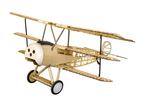 Free Shipping S18 Balsawood Airplane Scale 1540mm Fokker DR1 Plane DIY Aeroplane to Build RC Plane Model Radio Control Toy Hobby