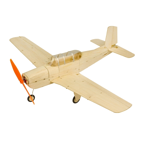 K13 Mini RC Balsawood Airplane KIT 470mm T-34 Free Shipping Beechcraft Airplane to build Dancing Wings Hobby Free Shipping