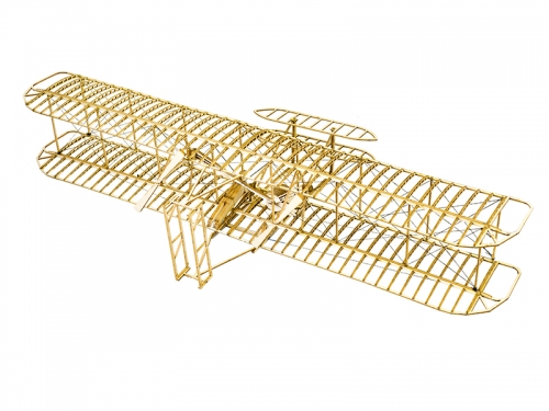 Free Shipping 1:13 DIY Craft Wooden Model Display Wright Flyer-I Building Toys Airplane Model Aeroplane to Build DWHobby Dancing Wings Hobby（VC01）