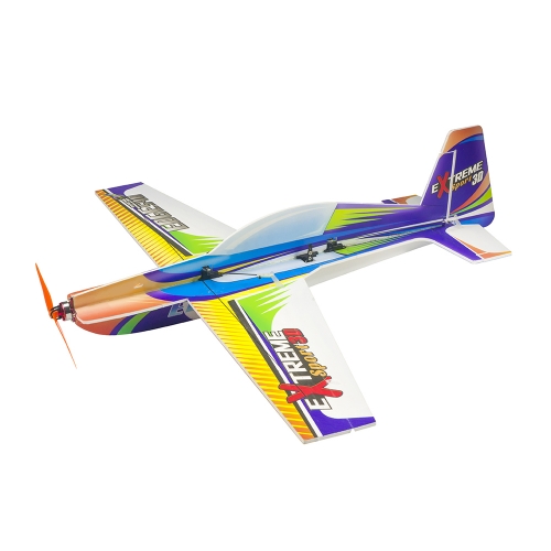 2021 New 3D Flying Foam PP RC Airplane Xtreme Sports Airplane Model 710mm(28") Wingspan Kit Hobby Toy Lightest Indoor Outside（E27）