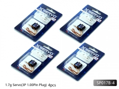 X-Servo  1.7g（1.00Pin）4pcs