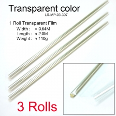 3 Rolls Transparent Color