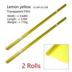 2 Rolls Lemon Yellow