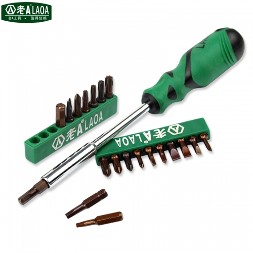 20 In 1 S2 material Screwdrivers Set With  Hex Slotted Phillips Torx trilateral Y-shaped U-shaped Screwdriver bits