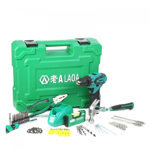 LAOA 50PC 12V Lithium electric drill tool sets