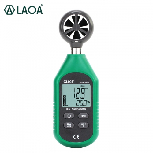 Professional wind-gauge Anemometer Handheld airometer wind speed measuring digital wind speed tester