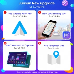 Junsun V1pro AI Voice Android Auto Radio For M-itsubishi Outlander 3 GF0W GG0W 2012-2018 4G Carplay Car Multimedia 2din autoradio