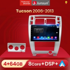 Junsun V1pro AI Voice 2 din Android Auto Radio For H-yundai Tucson 2006 - 2013 2008 Carplay 4G Car Multimedia GPS 2din autoradio