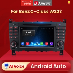 Junsun Android 10.0 DSP 2G+32G For Mercedes Benz C-Class W203 2004-2011 Car Multimedia Player Radio GPS DAB 2 din DVD Carplay