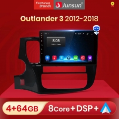 Junsun V1pro AI Voice Android Auto Radio For M-itsubishi Outlander 3 GF0W GG0W 2012-2018 4G Carplay Car Multimedia 2din autoradio