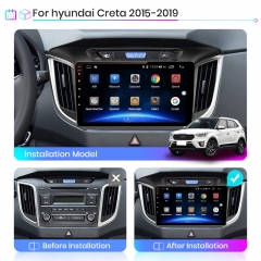 Junsun V1pro AI Voice 2 din Android Auto Radio for H-yundai Creta ix25 2015-2019 Carplay 4G Car Multimedia GPS 2din autoradio