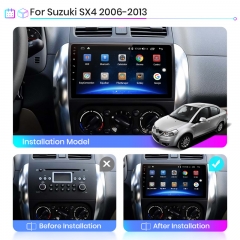 Junsun V1pro Android Auto Radio For S-uzuki SX4 2006-2013 For Fiat Sedici 2005-2014 Carplay 4G Car Multimedia GPS 2din autoradio
