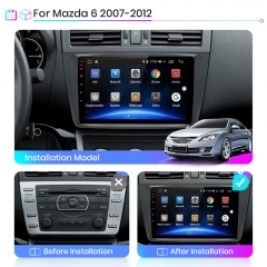 Junsun V1pro AI Voice 2 din Android Auto Radio For Mazda 6 GH 2007 - 2012 Carplay 4G Car Multimedia GPS 2din autoradio DSP
