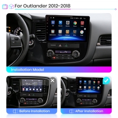 Junsun V1pro AI Voice Android Auto Radio For M-itsubishi Outlander 3 GF0W GG0W 2012-2018 4G Carplay Car Multimedia 2din autoradio