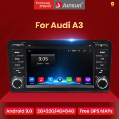 Junsun AI Voice Android Auto Radio for Audi A3 8P 2003-2011 S3 RS3 Sportback Carplay Car Multimedia RDS GPS No 2din autoradio