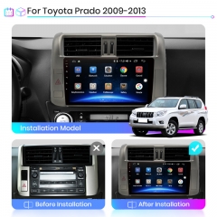 Junsun V1pro AI Voice Car Radio Android Auto Multimedia For T-oyota Land Cruiser Prado 150 2009-2013 4G Carplay 2din autoradio