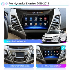 Junsun V1pro 2 din Android Auto Radio for H-yundai Elantra Avante MD I35 2011-2013 Carplay 4G Car Multimedia GPS DSP autoradio