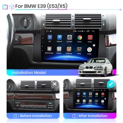 Junsun V1pro AI Voice 2 din Android Auto Radio for BMW 5 E39 1995 - 2003  E53 X5 M5 Carplay 4G Car Multimedia GPS 2din autoradio