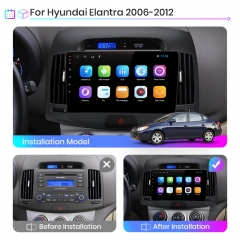 Junsun V1pro AI Voice Android Auto Radio for H-yundai Elantra 4 HD 2006-2012 Carplay 4G Car Multimedia GPS DSP 2din autoradio