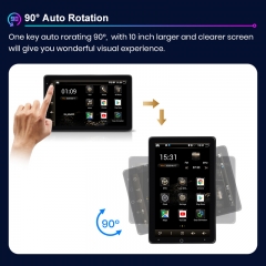 Junsun New Rotation Tesla Screen Android 10.0 2 din Car Radio Player For VW/Volkswagen Golf Passat Navigation GPS 2din 1din DVD